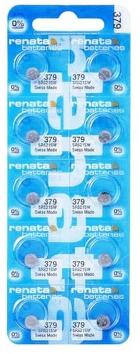 SR521SW Horloge batterij 379