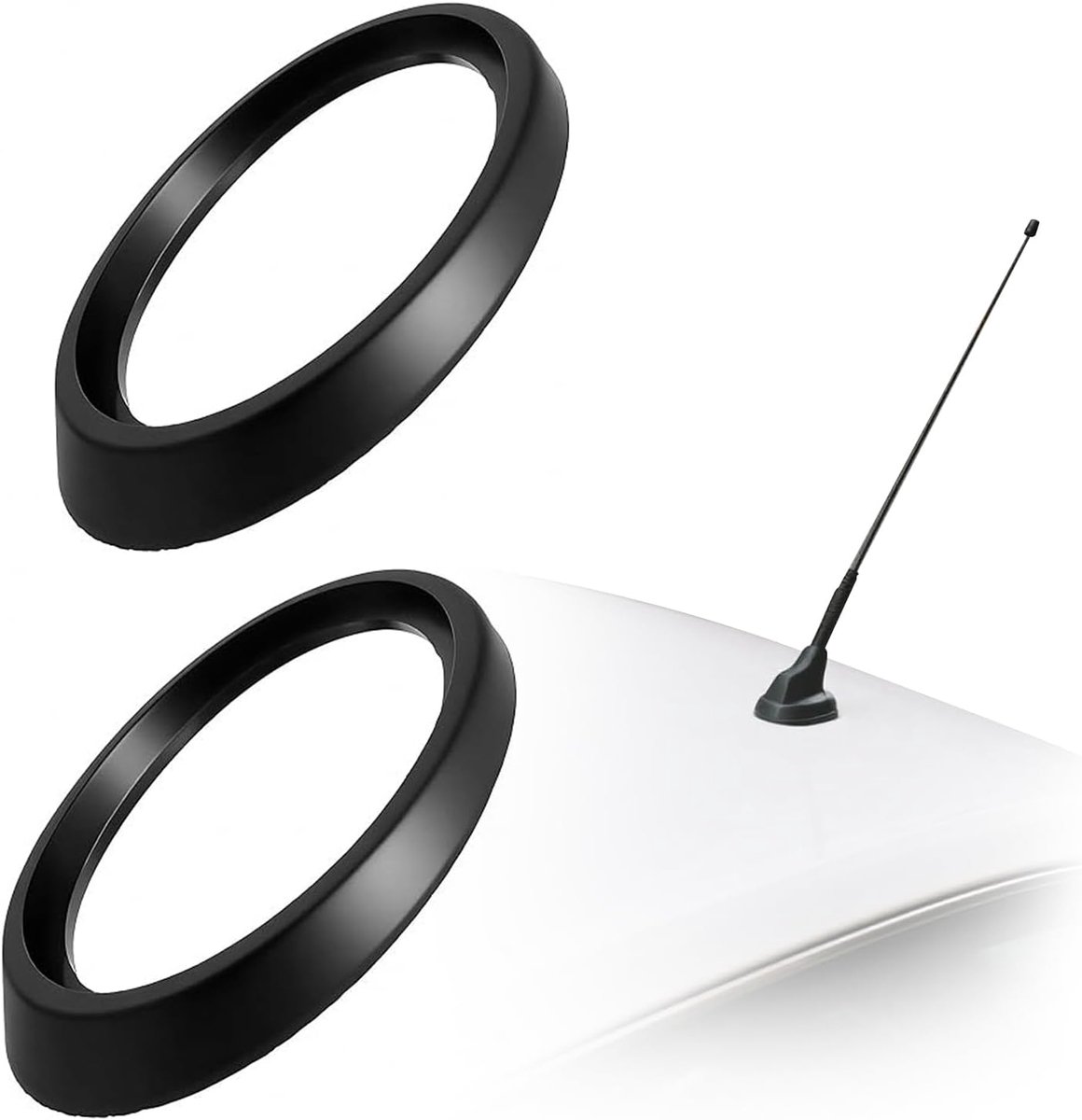 2 stuks antenneafdichting voor Opel Corsa D, Opel Corsa D, accessoires, rubberen afdichting, daktank, waterdichte afdichtingsset voor Opel Astra, Meriva, Honda universeel