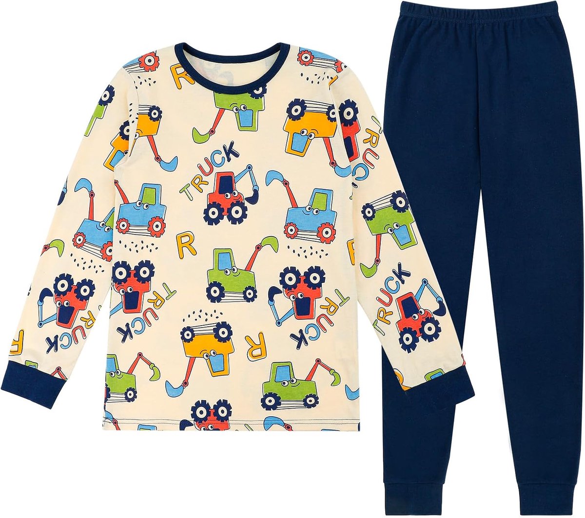 Mario pyjama voor kinderen, jongens, katoen, peuter, lange mouwen, nachtkleding voor herfst en winter