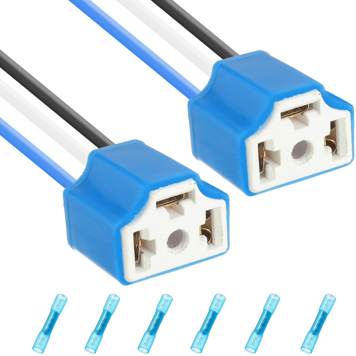 Set van 2 Keramische H4 9003 HB2 Keramische H4-autolamp 3-pins connector voor auto, vrachtwagen, boot, maritieme koplamp Vervanging LED Mistlamp Retrofit