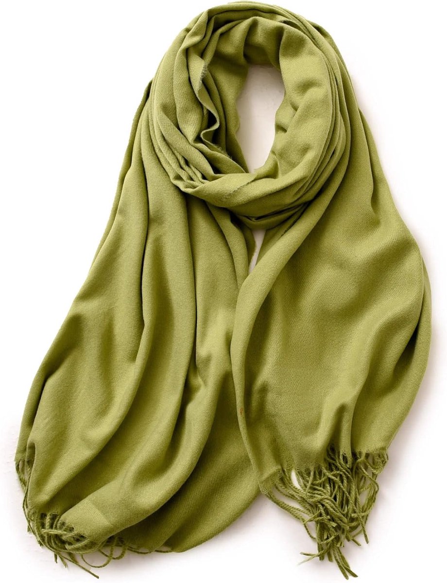 XXL Sjaal voor Dames & Heren - Kasjmier & Merino Gevoel - Super Zachte Pashmina 180x65 cm voor Winter & Herfst - Elegante Omslagdoek, Stola voor Bruiloft & Feest