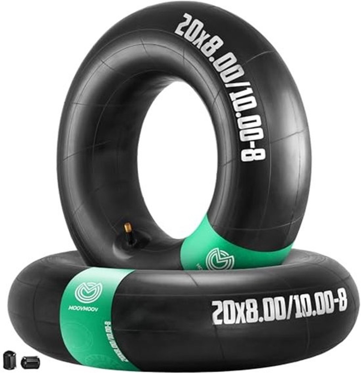 Set van 2 Binnenbanden 20x8.00-8 voor Zitmaaier, Tuintractor en ATV - TR13 Ventiel