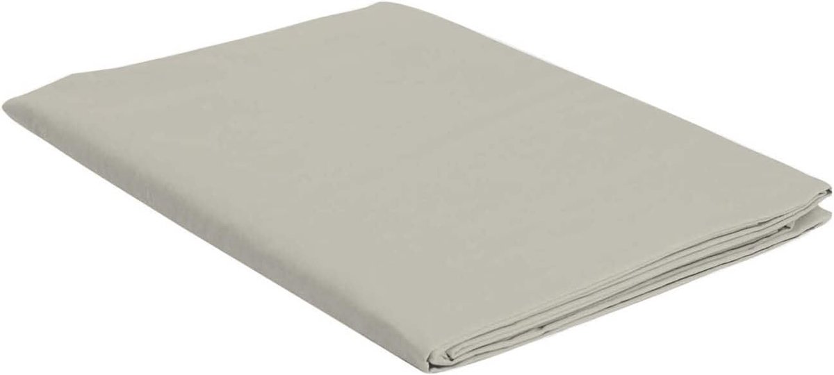 Bed Linen Max Kleur Effen Kleur Decoratieve Doek, 100% Katoen, Crème, Enkel