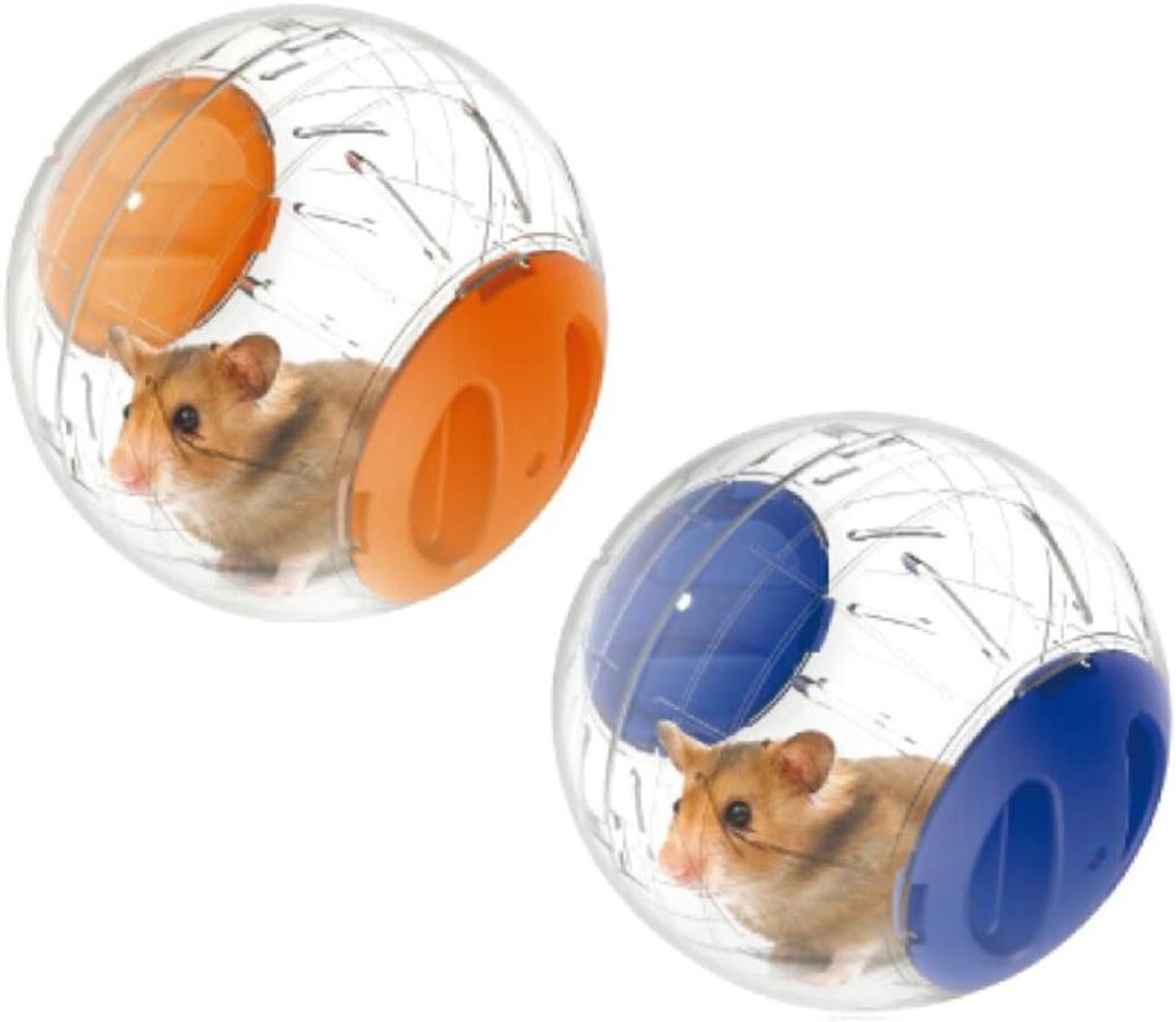 Dwerg Hamster Running Play Ball Mini 4,8 inch Kleine Dieren Hamster Run Oefenbal, 2 Pack