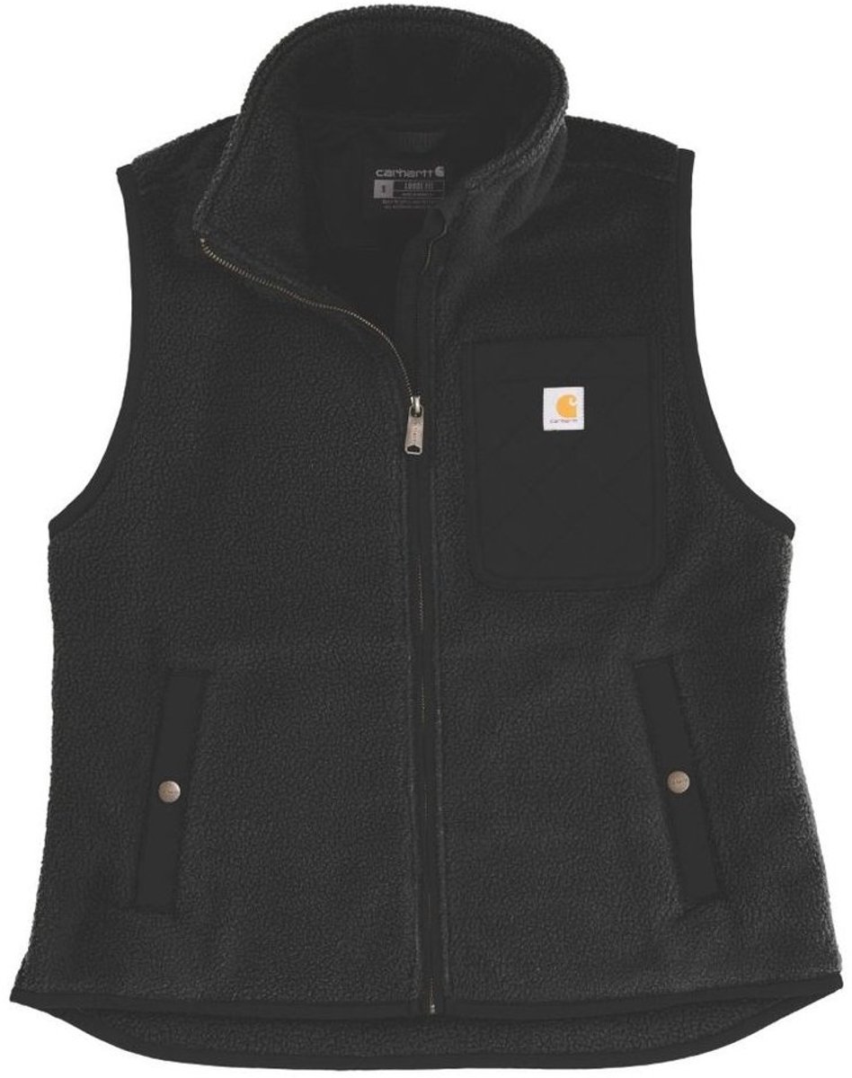 Carhartt Dames fleecevest Sherpa Fleece 107729 Zwart