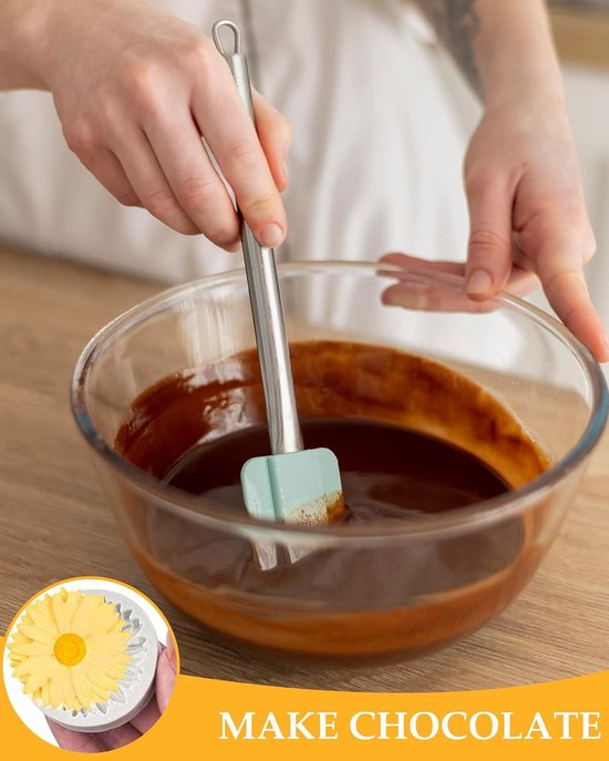 Mallen, 3D kaarsvormen, siliconen kaarsvormen, herbruikbare 3D-vormen, hittebestendige siliconen kaarsvormen, chocolade, snoep — afbeelding 4