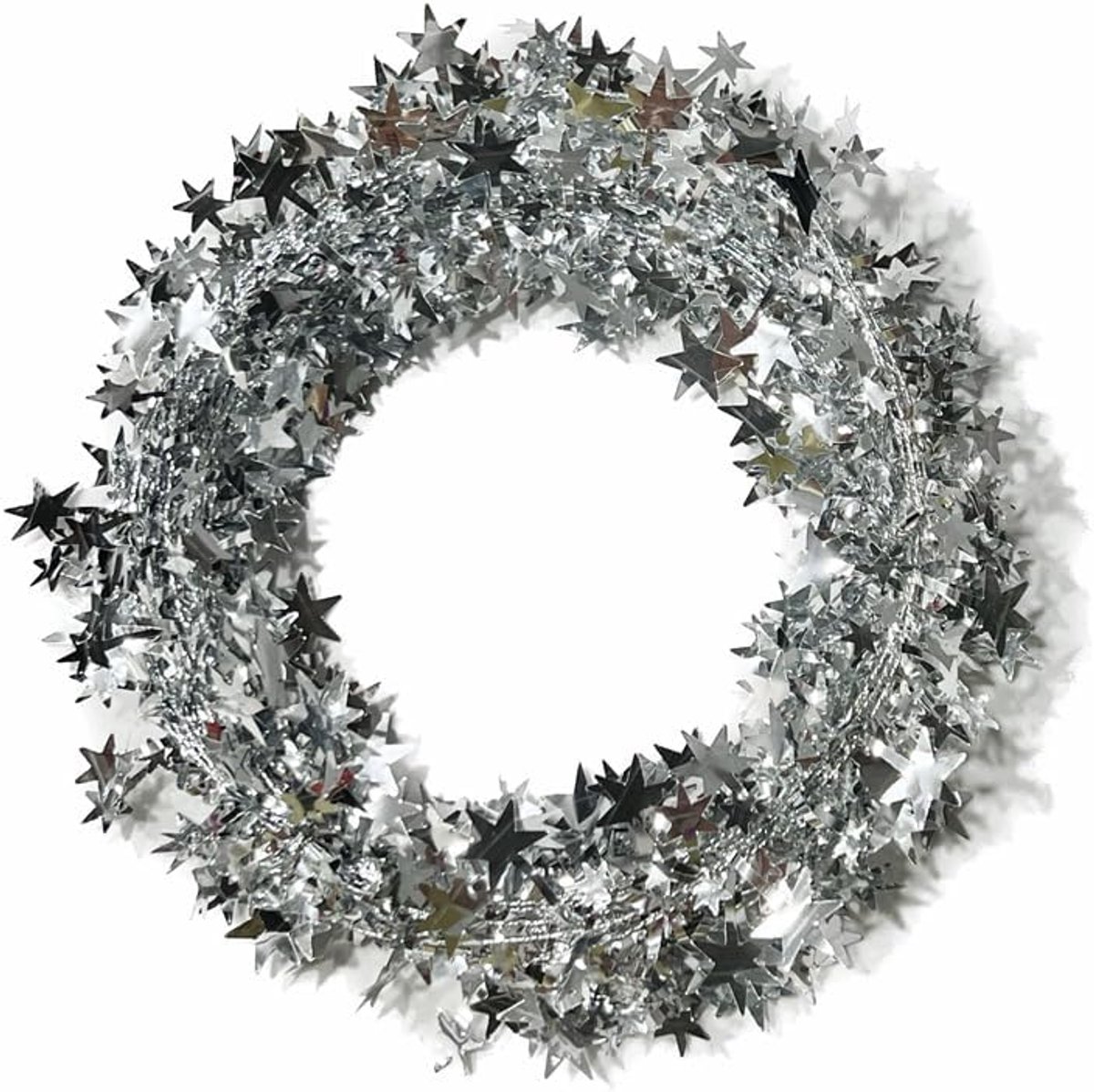 10 stuks 7,5 meter sterslinger, folie, sterren, lametta, glitterdraad, kerst-sterslinger, hangende decoratie voor bruiloft, verjaardag, feestelijke party, decoratie, cadeau, decoratie,