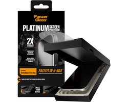 PanzerGlass Platinum iPhone 18 Pro Max screenprotector FastFit in a box