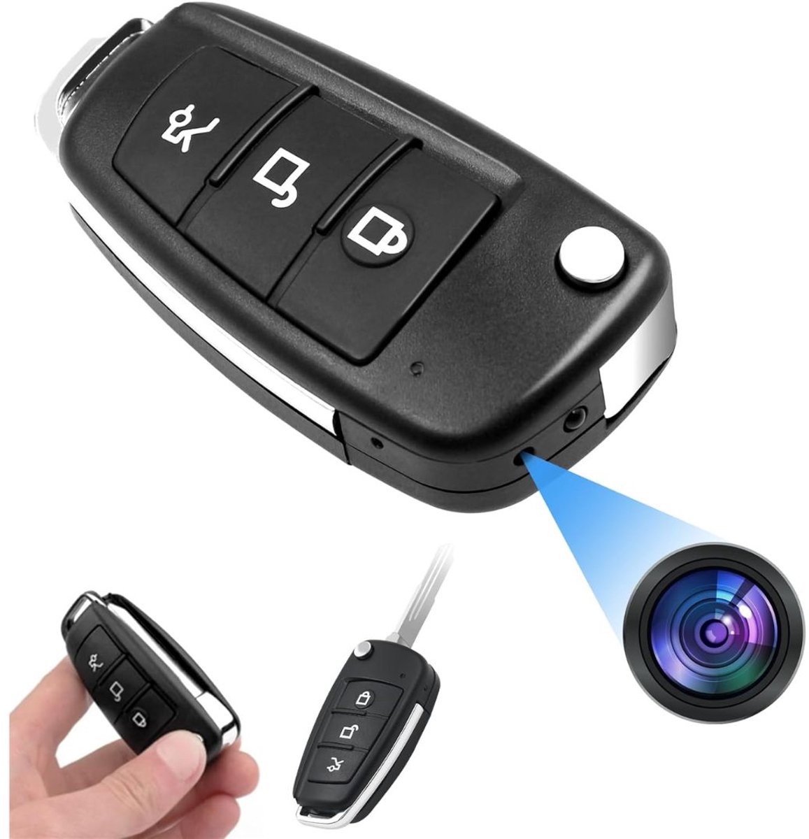 Zolvano® Verborgen Camera - Spy Camera - Spionage -Zwart