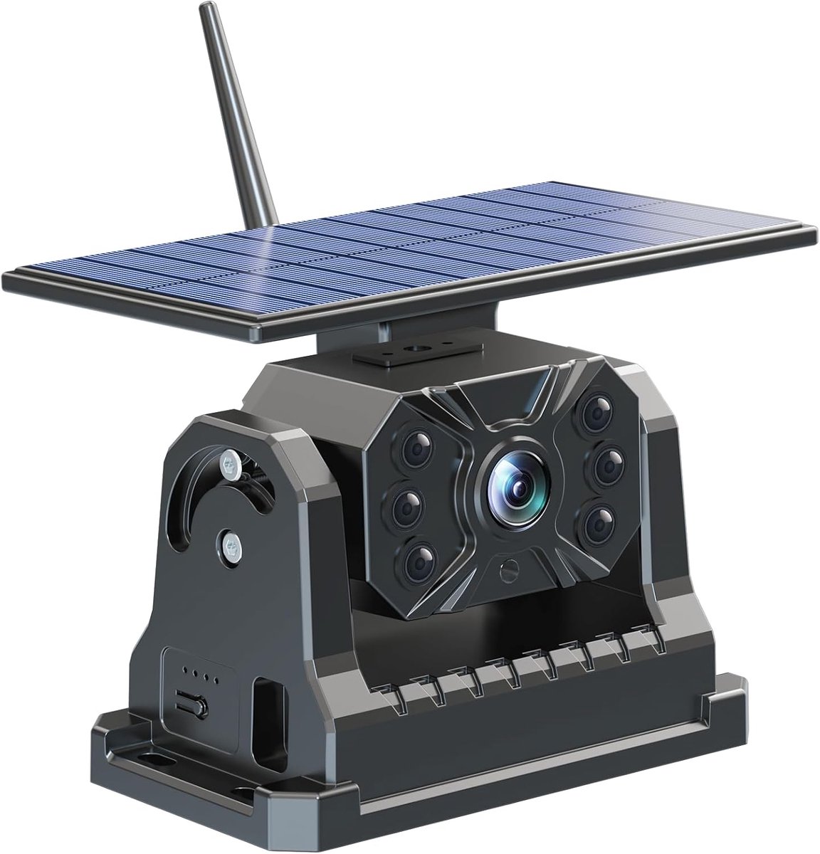 Achteruitrijcamera, 10000 mAh, batterij, magnetische back-upcamera, super nachtzicht, doe-het-zelf installatie, voor camper, aanhangwagen, vrachtwagen, camper