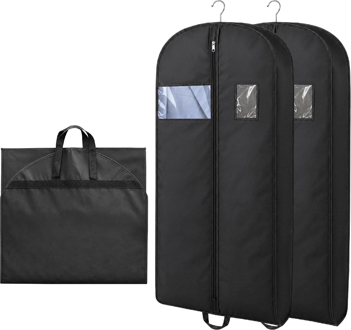2 Pack Jurk Tassen Covers Lange Reispak Covers met Handvat, 120cm* 60cm