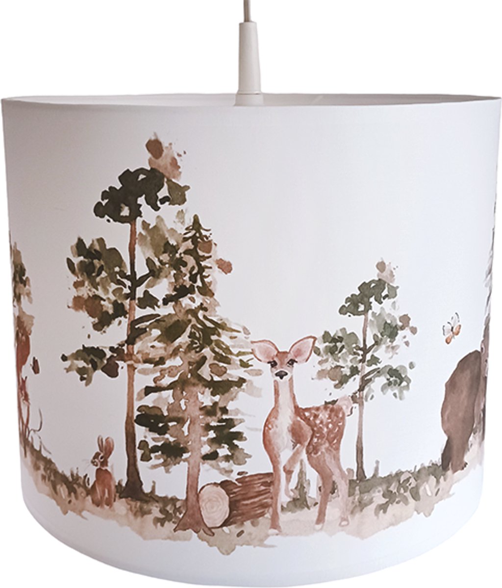 Hanglamp bosdieren-hanglamp-dieren-sfeerverlichting-pendel-lampen-kinderkamerdecoratie-woonaccessoires