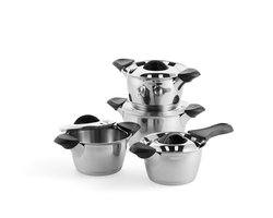 BK Q-linair Classic Pottenset - 4 delig - Veilig afgietsysteem
