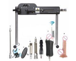 Neukmachine Voor Mannen & Vrouwen - Fuck Machine Verstelbaar - Sex Machine - Inclusief Dildo’s, Pocket Pussy & Verlengstukken