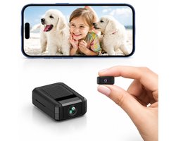 VHV - Mini camera - 1080P HD - Verborgen camera - Bewakingscamera voor buiten en binnen - Camerabewaking - Beveiligingscamera - Lange accuduur - Wi-Fi-camera met 180° draaibare lens
