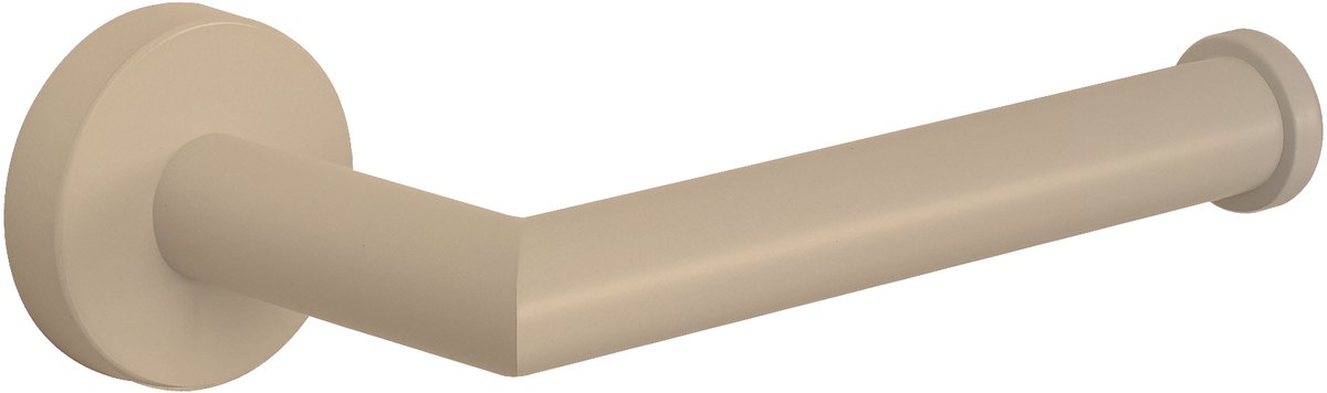 VDN Stainless wc rolhouder beige - Toiletrolhouder - Toiletpapier houder - RVS