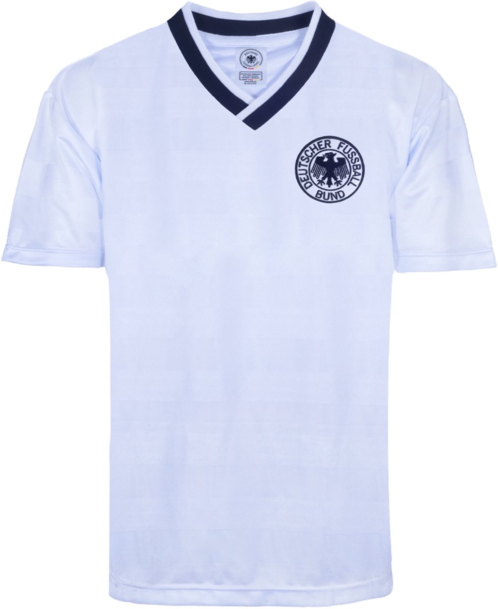 Score Draw - West-Duitsland Retro Voetbalshirt 1984 - L
