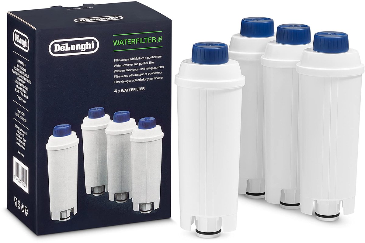 4x De'Longhi Waterfilter DLSC002 - Waterfilter voor espressomachines