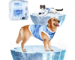 Honden, shallyong koelvest, ademend T-shirt, koelvest, voor honden en katten (M)