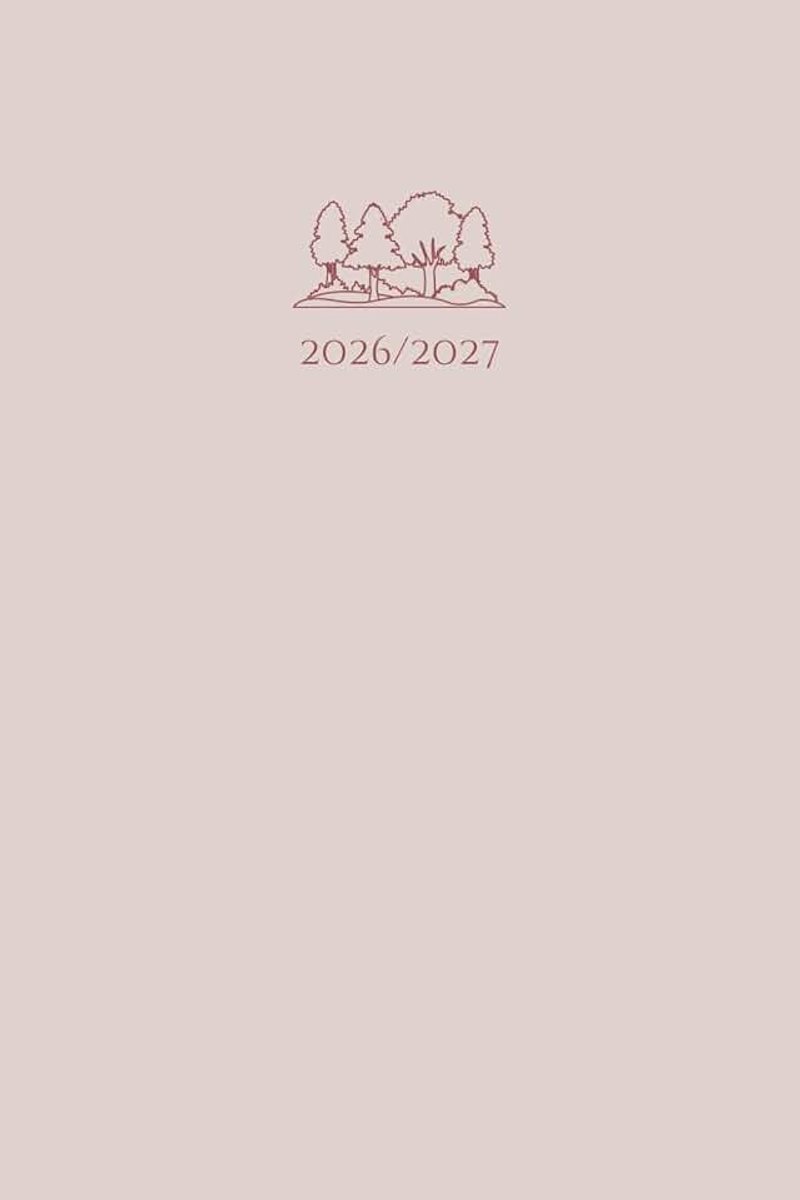 Schulplaner 2026/2027: Schülerkalender, Wochenplaner & Hausaufgabenheft | Medium (Wald Altrosa)
