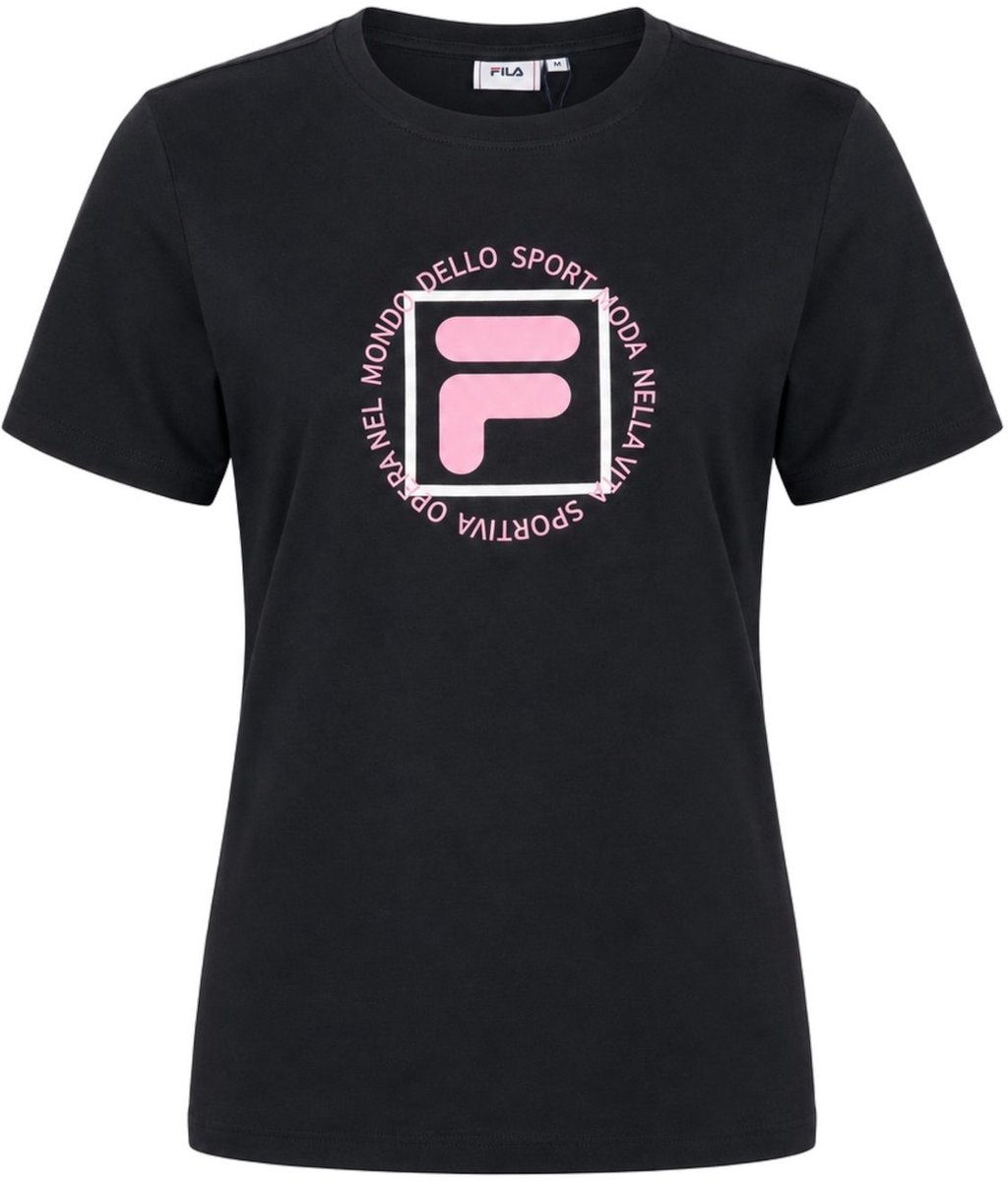 T-Shirt Fila SWINDON graphic logo tee XL Heren Zwart