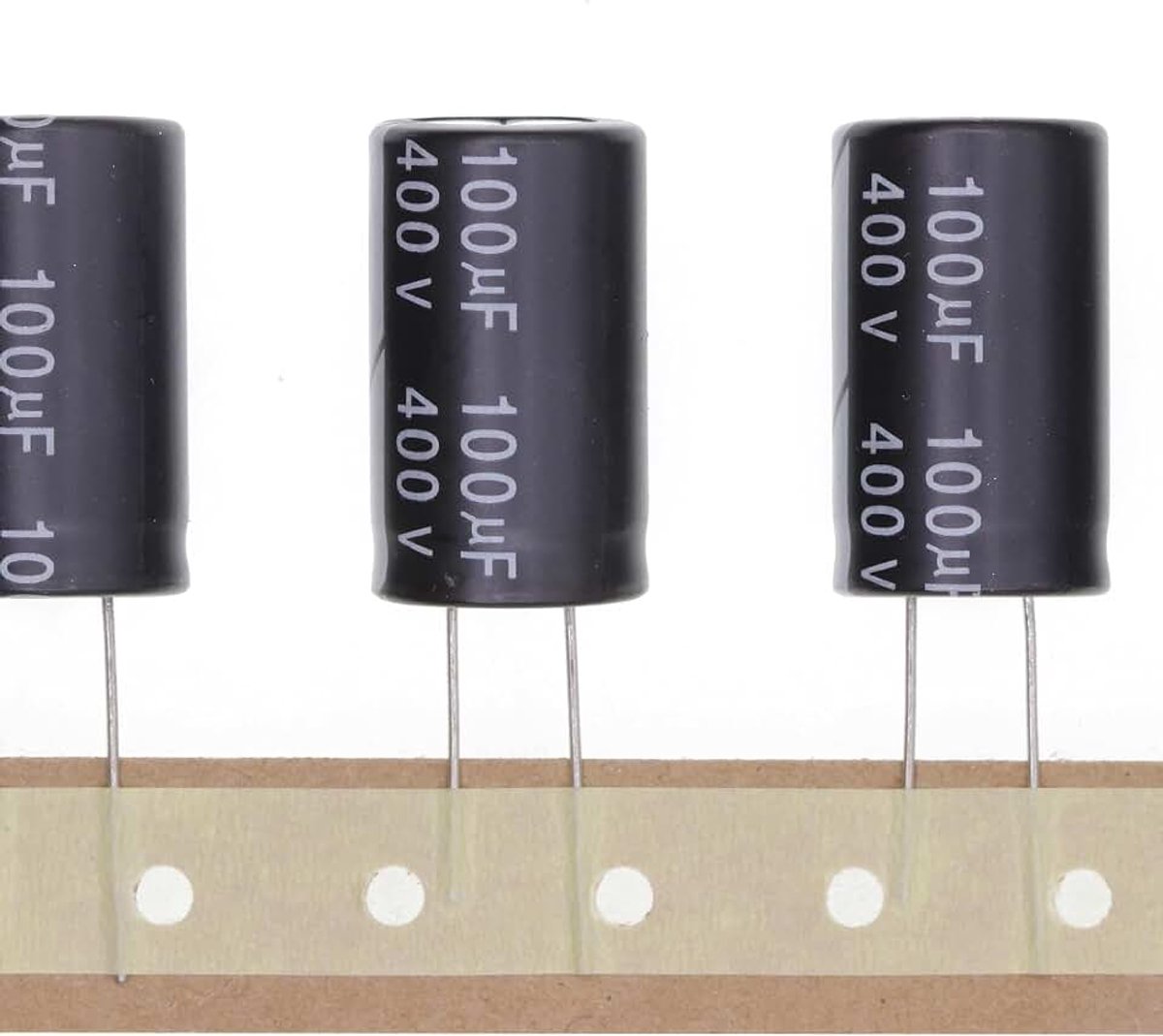 10 stuks 400 V 100 UF steekbare aluminium elektrolytische condensator 18 x 30 18 x 30 mm