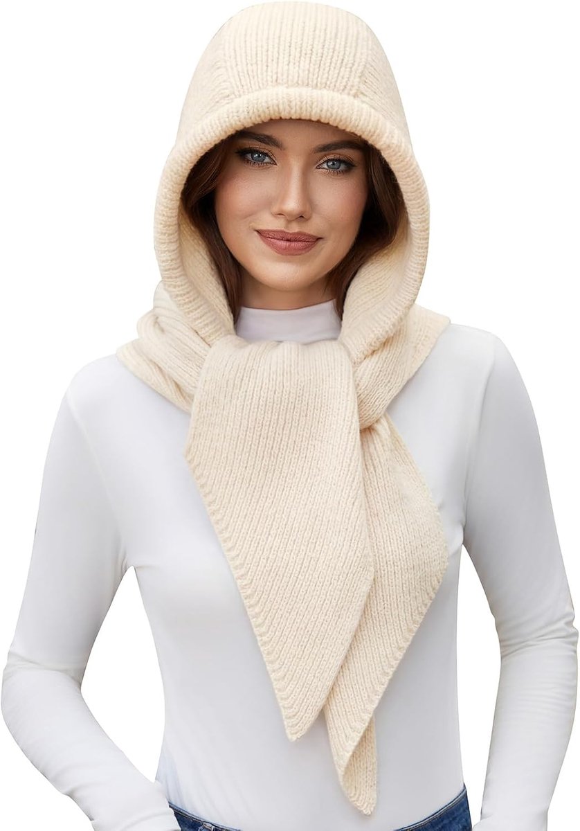 Heekpek Balaclava gebreide sjaalmuts voor dames