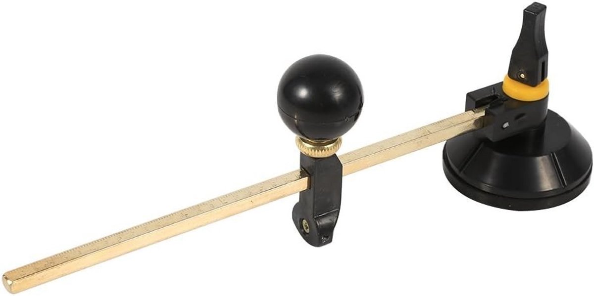 Professionele glas snijder met verstelbare kompas voor spiegels, tegels en mozaïek tot 40 cm diameter