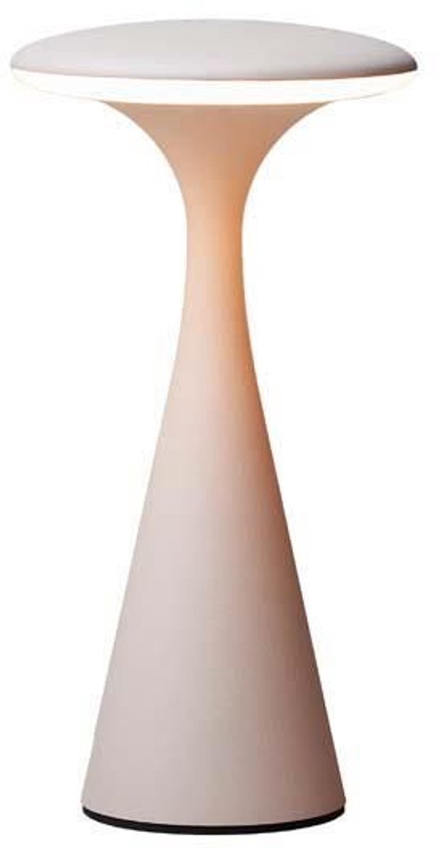 Tafellamp USB small creme 18,5 cm