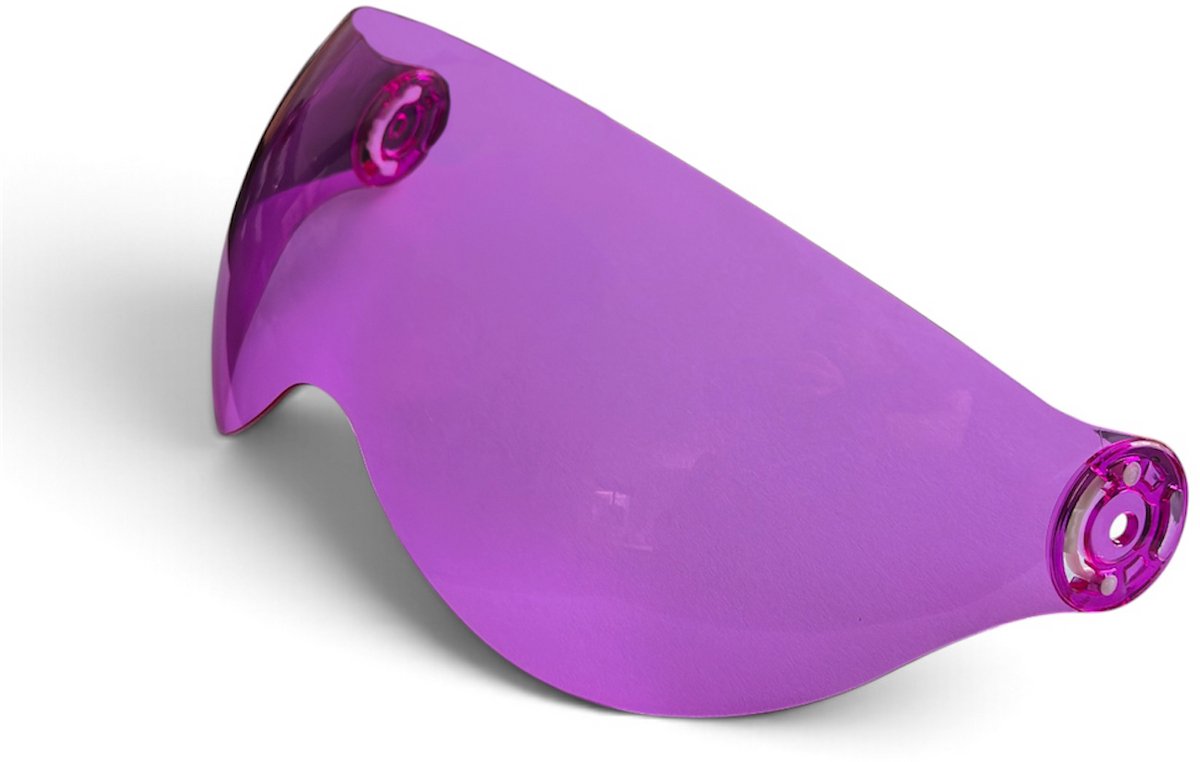 Clearview Vizieren Fietshelm Paars Pro Sport Lights