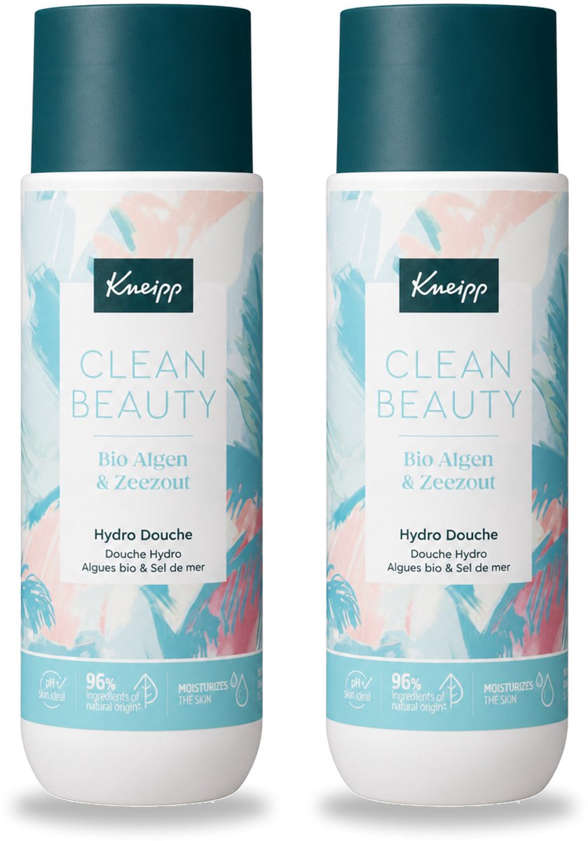 2 x Kneipp - Douchegel - Clean Beauty - Algen & Zeezout - 200 ml - Voordeelverpakking - 2 stuks