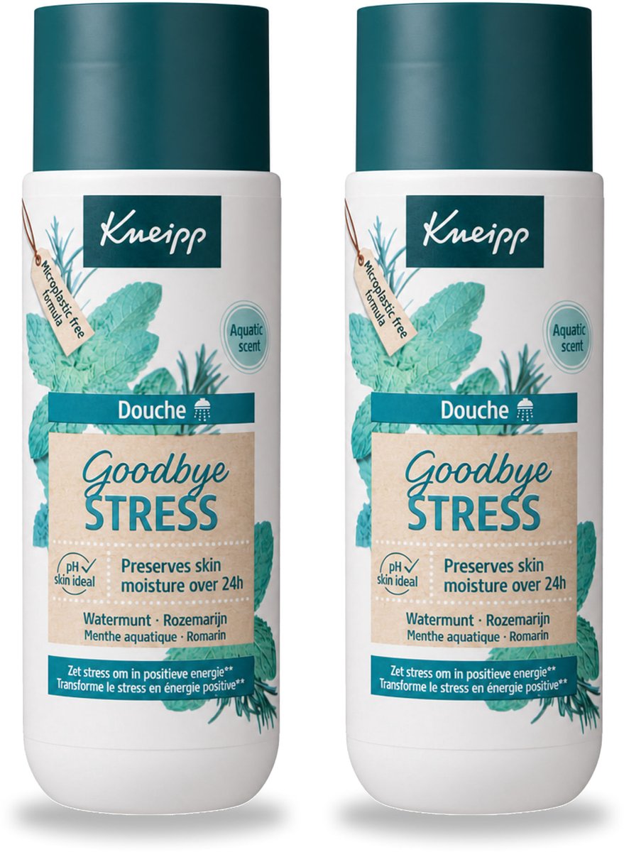 2 x Kneipp - Douchegel - Goodbye Stress - 200 ml - Voordeelverpakking - 2 stuks