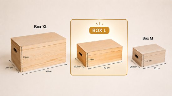 Memorybox | Boerderij | Herinneringen kist | Kraam cadeau voor jongen | L — afbeelding 2