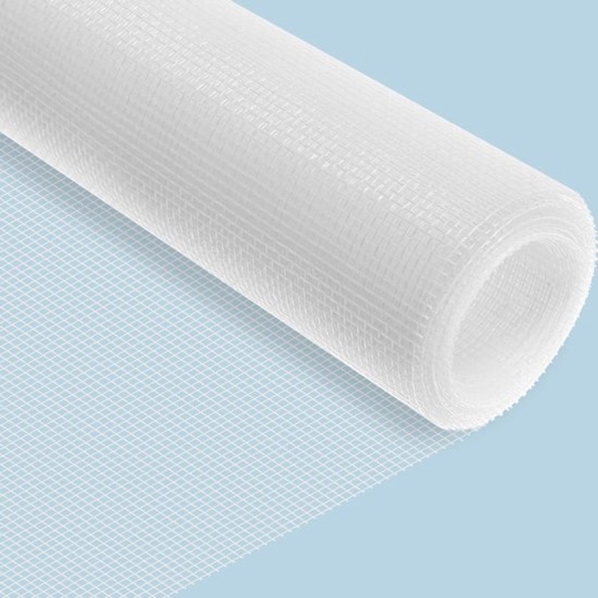 Glasvezel Raamhorren 1,2 x 2,5 m, Snijdbaar Insectenhor voor Geschikt voor Meerdere Deuren en Ramen, Venster Vliegenhor Vervanging voor Anti-muggen en Anti-Katten, Wit