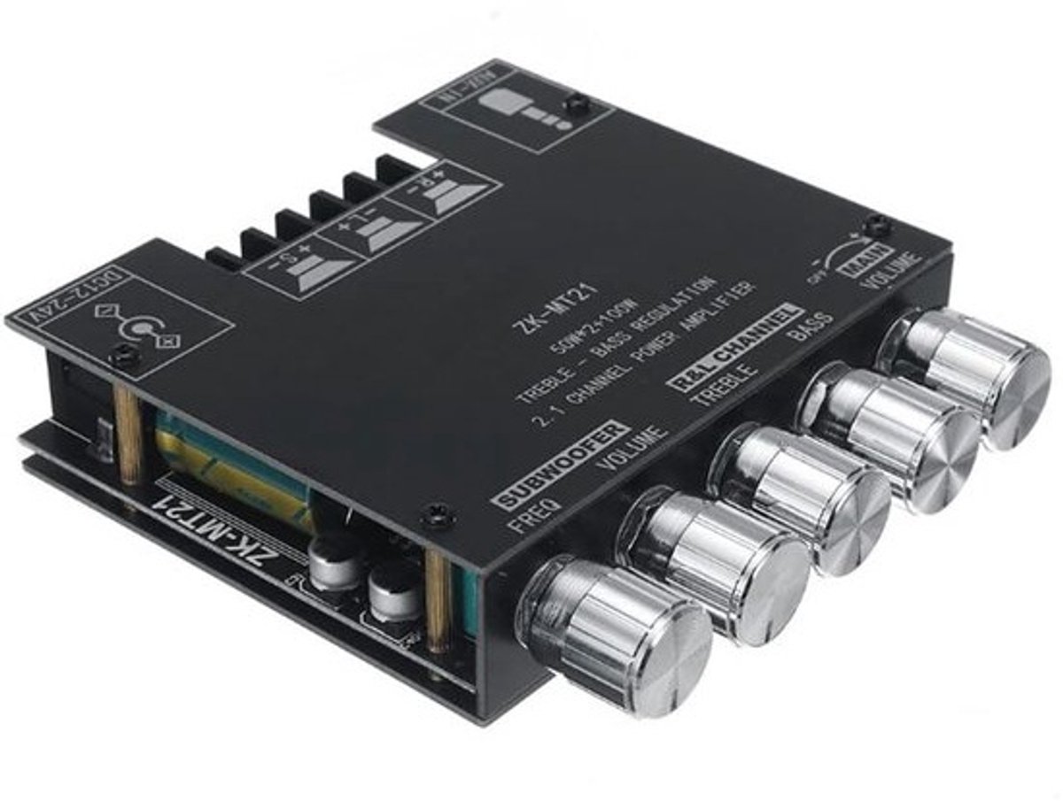 ONF3 - Audio Versterker Module - Bluetooth Digitale Versterker - Compact en krachtig - 2.1 Kanaals - Ideaal voor thuisgebruik - Geschikt voor au...