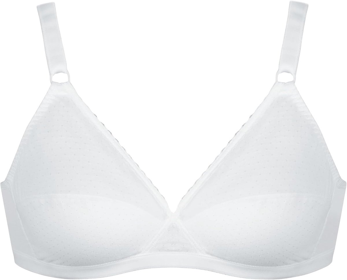 Die Komfort Bh Bügelloser Softcup-bh Bra Weich Bequem mit Spitze Kreuzschnitt-technologie für Starken Halt dames Beha (1-Pack)