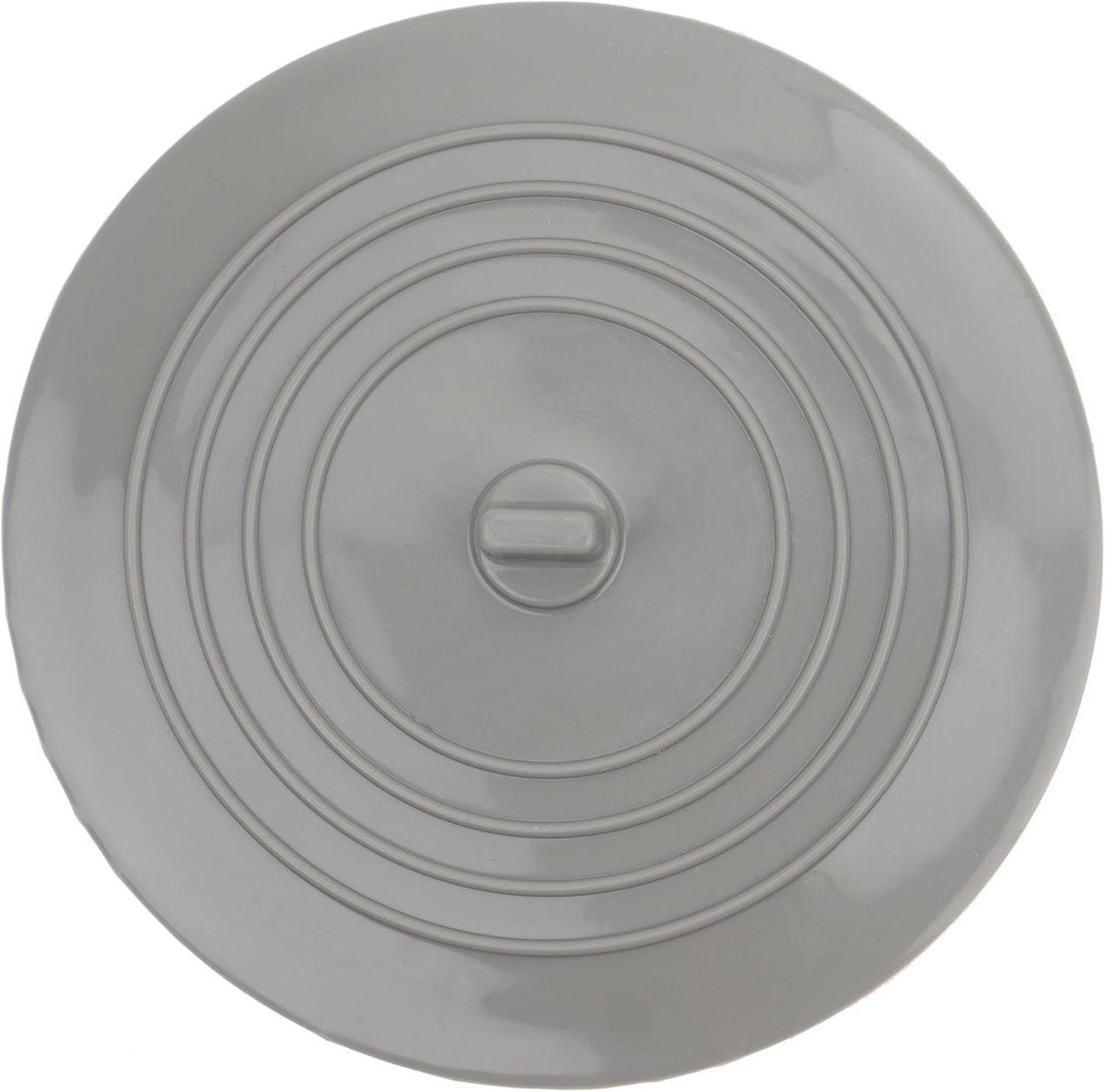 Badkuip, Douche & Keukengootsteen, Afneembare Afvoerplug Afdekking, Voorkomt het weglopen van water, 15 cm Diameter, voor Afvoergat tot 120 mm, Grijs, drain plug cover