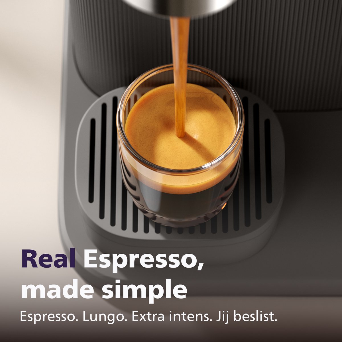 Philips Baristina BAR305/60 espressomachine met molen, zwart thumbnail 4
