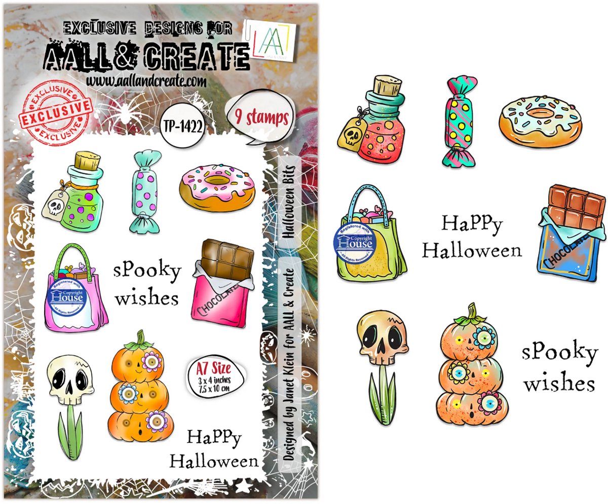 Aall & Create clearstamps A7 - Halloween bits