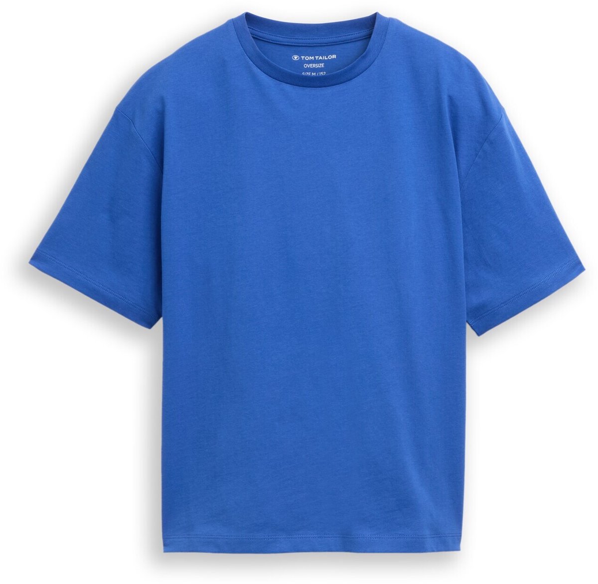 Tom Tailor - Oversized T-shirt met fotoprint op de rug - Maat 140 - beau blue