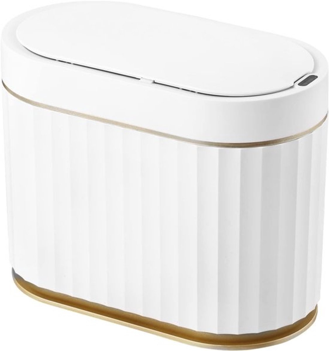 Mini-afvalemmer met deksel - 5 liter - voor kantoor en badkamer