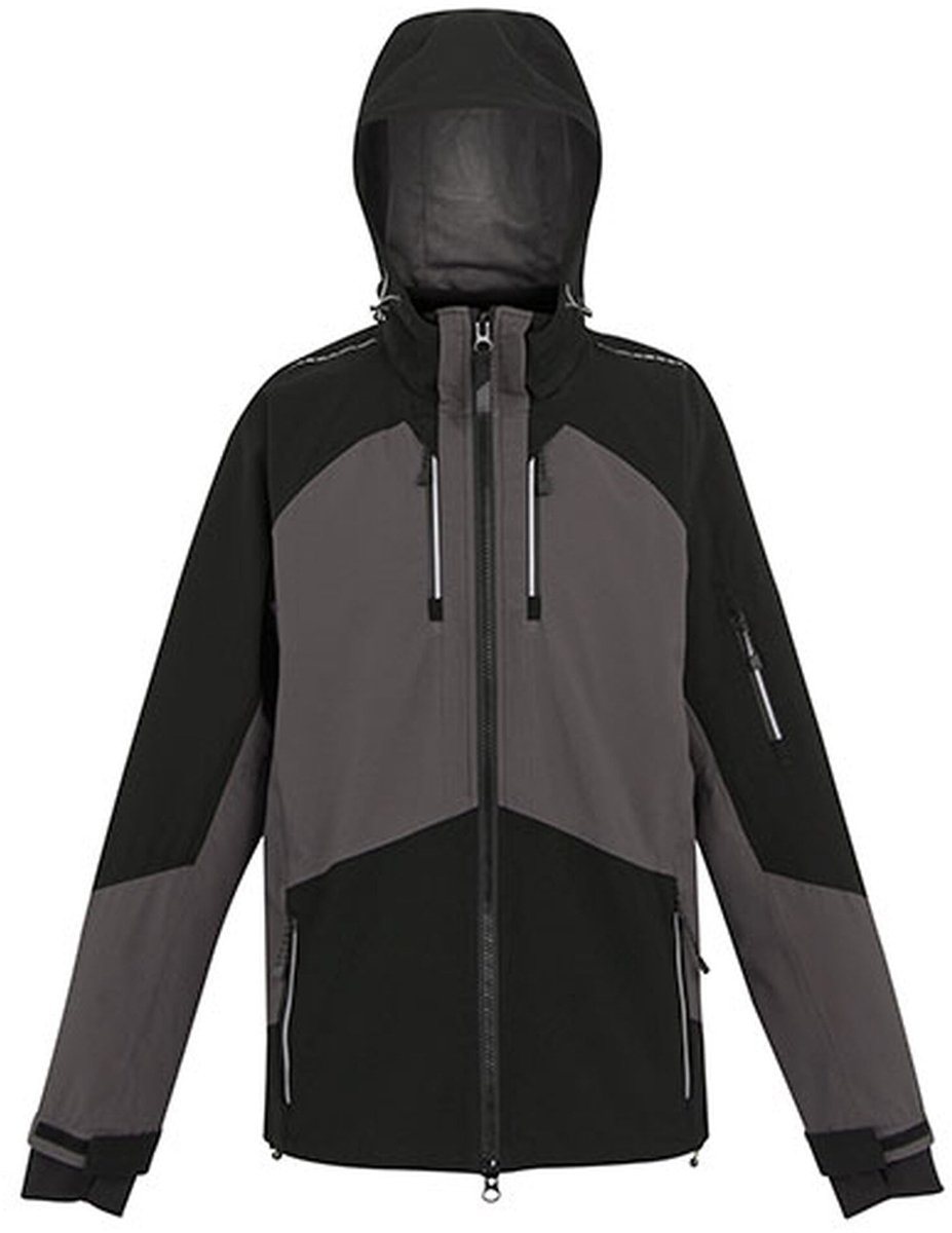 Regatta 4TEX Stretch Waterproof Shell Jacket RG5350 Slate Zwart