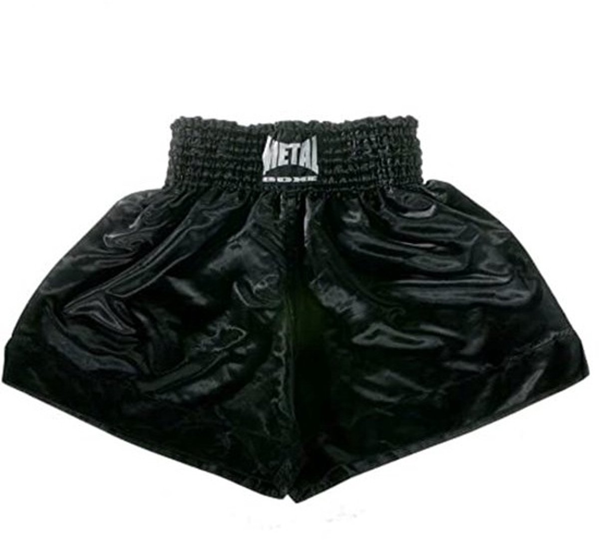 Zwarte Thaise Boxen Shorts - 100% Polyester en Zijdesatijn
