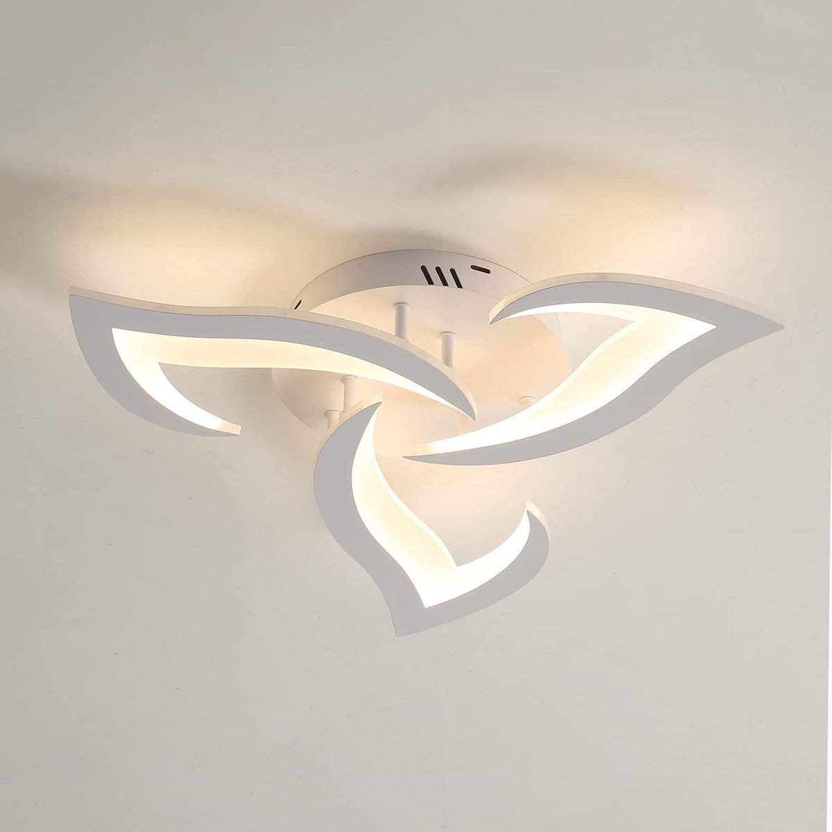 36W Moderne Acryl Led Kroonluchter, 3-Lichten Plafondlamp LED Plafondlamp voor Woonkamer Slaapkamer Keuken