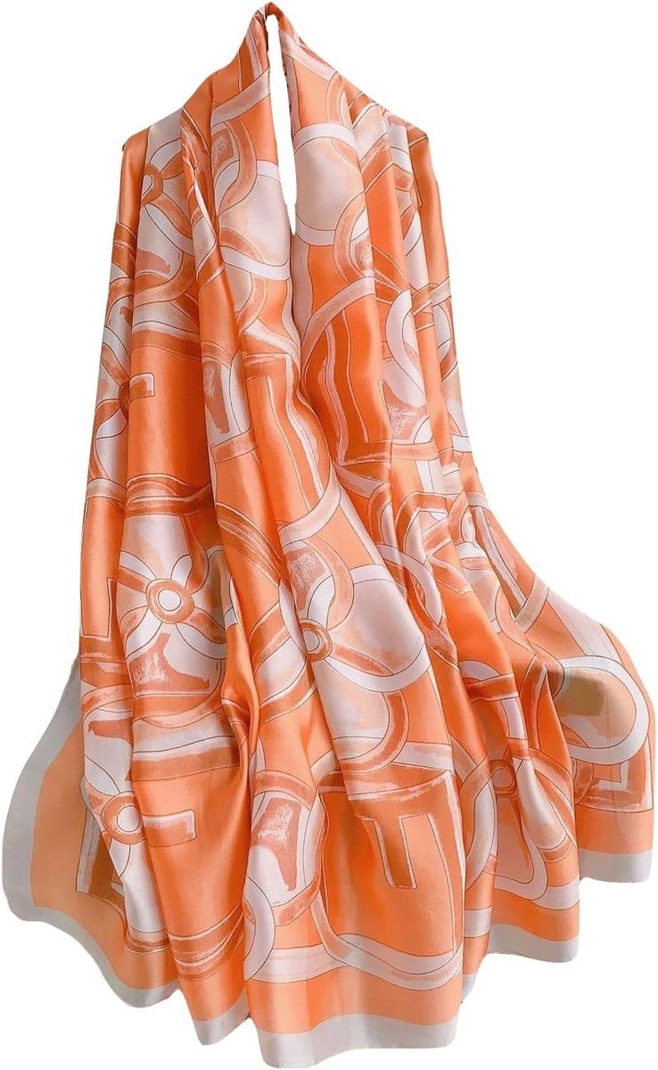 Sjaal Vrouwen Sjaal Witte Sjaal Stain Halsdoek Hoofd Wraps Dames Strand Shawl Vintage Bruidsriem Chiffon Sjaal Moslim Kleurrijke Doek Kerstdecoraties Sjaal