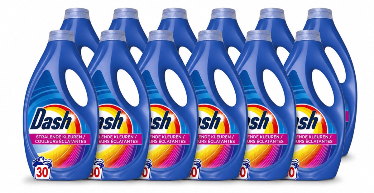 12 x Dash – Wasmiddel – Color – 1350 ml - Voordeelverpakking - 12 stuks