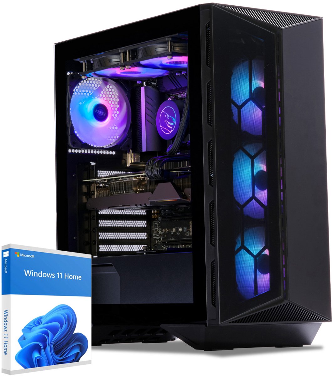Sedatech Advanced Gaming PC Waterkoeling ATX Compact • AMD Ryzen 7 9700X 8x 3.8GHz • Geforce RTX4060 • 32Gb DDR5 • 2Tb SSD M.2 • WiFi • Bluetooth, USB C • Windows 11 • Desktop computer