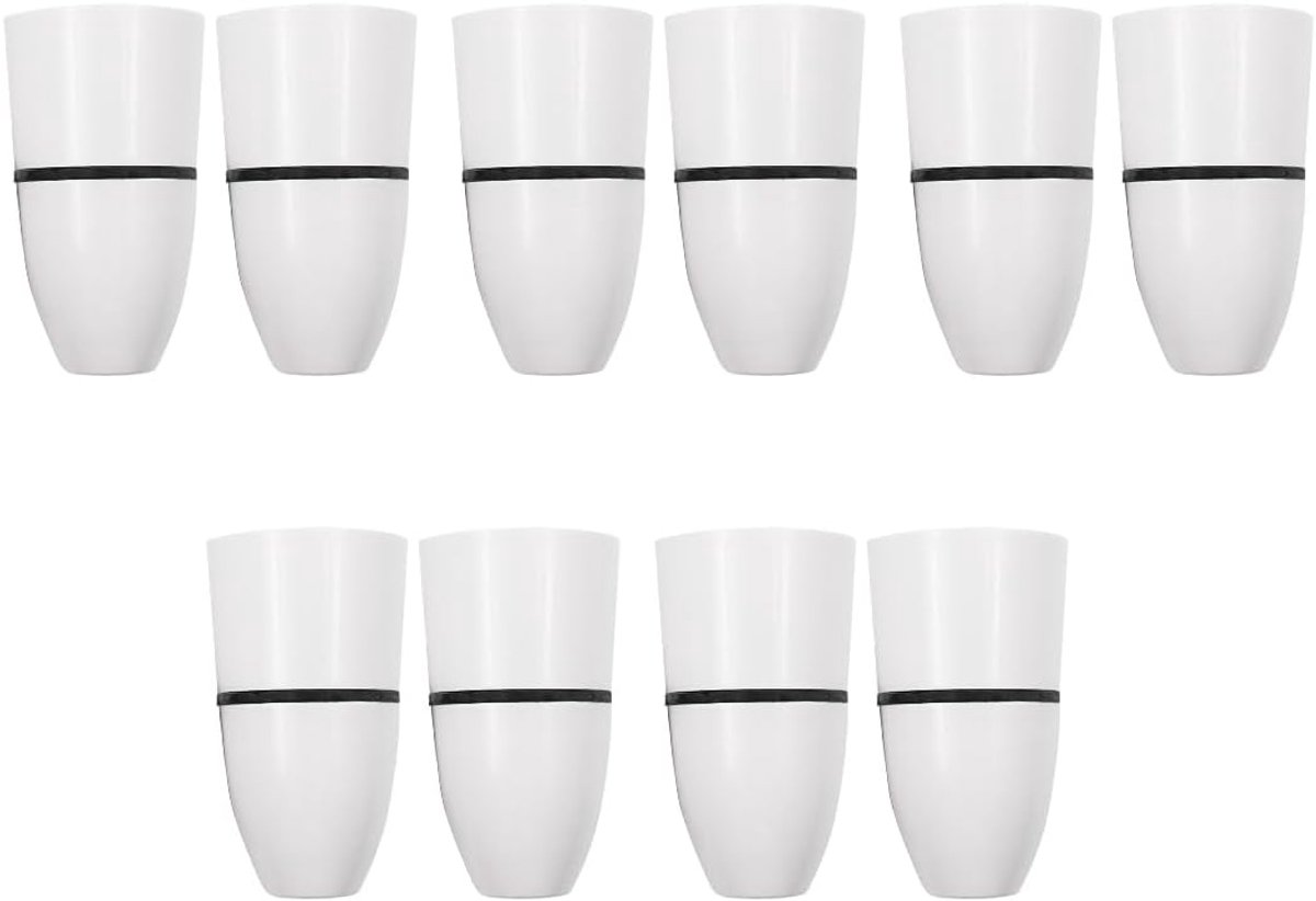 10-pack hanglamphouder, plafondlampfitting ongeschakeld, voor plafondmontage, kroonluchter, hangend, wandmontage