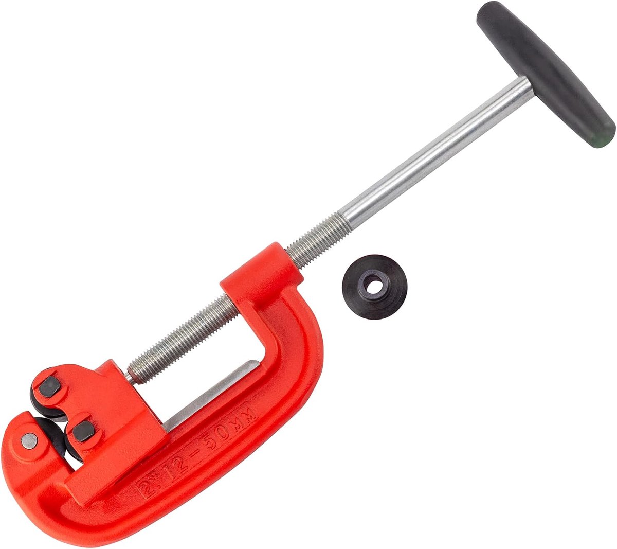 Handmatige pijpsnijder voor PVC, kunststof, koper, staal, aluminium buizen en soortgelijke materialen, max. capaciteit 2 inch (12-50 mm)
