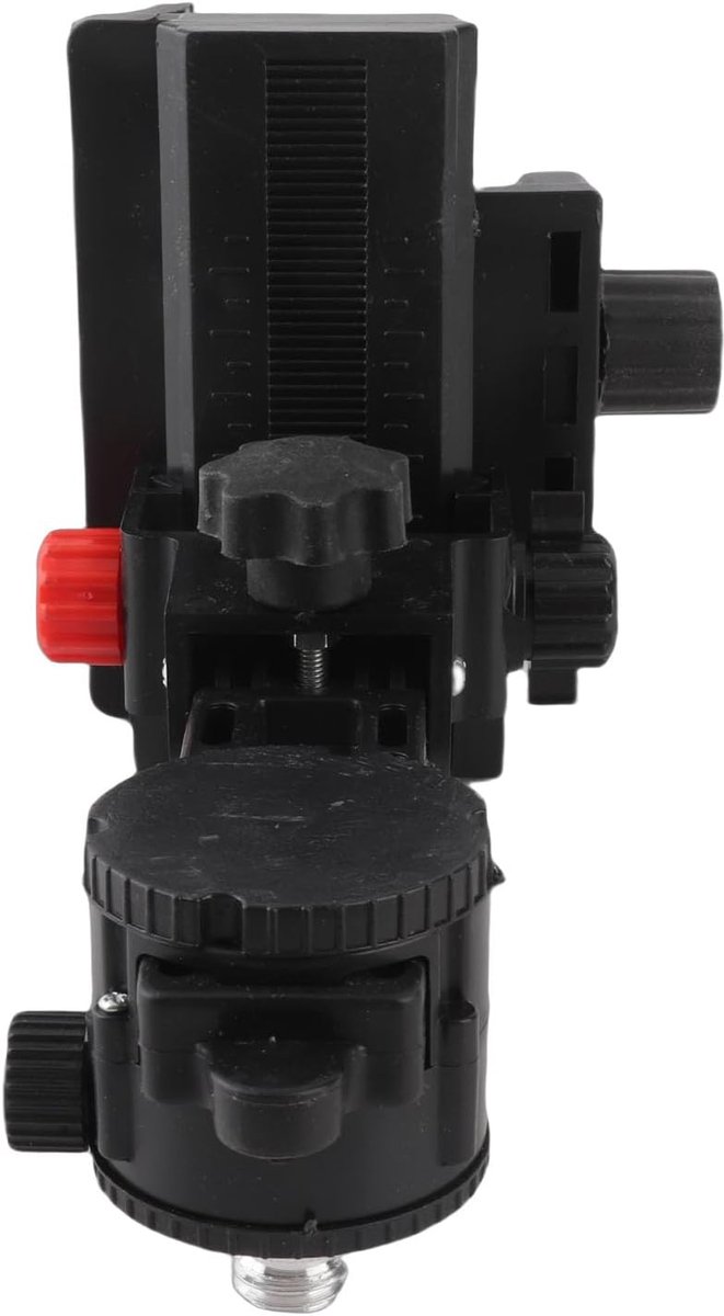 Beugel Niveau-adapter, Niveaumeting Layout Tools 360 Graden Verstelbare Steun L-vorm Draaibare Basis met Clip Muur Plafondmontage